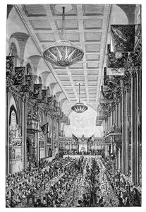 Banquet pour la reine au Guildhall, Londres, 1837, 1900