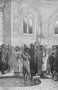 Baptême de Rollo le chef pirate, 1909