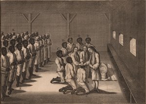 Baptême des esclaves noirs, 1757 - Unbekannt