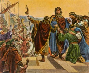Barberousse fait ses adieux en partant pour sa croisade, 1189, 1936