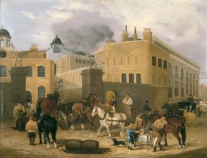 Brasserie Barclay et Perkins à Southwark, vers 1840 - Unbekannt