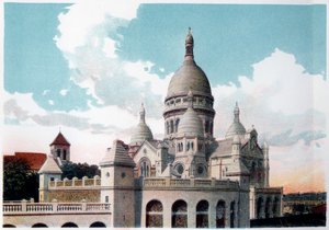Basilique du Sacré-Cœur, Paris, vers 1900