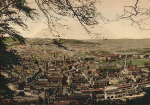 Bath depuis Beechen Cliff, vers 1925