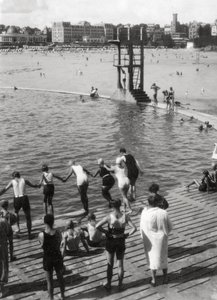 Piscine de baignade, Dinard, Bretagne, France, 20ème siècle