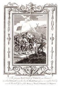 Bataille de Crécy en France, 1346 - Unbekannt