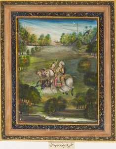 Baz Bahadur et Rupmati, vers 1820