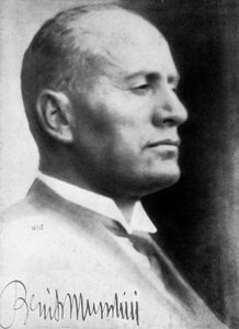 Benito Mussolini, dictateur fasciste italien