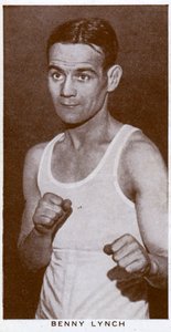 Benny Lynch, boxeur écossais, 1938