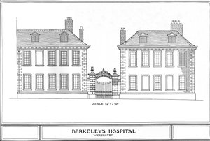 Hôpital Berkeleys, Worcester, Worcestershire, 1924