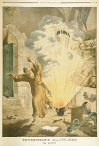 Berthold Schwart, moine franciscain et alchimiste allemand du 14e siècle, 1901