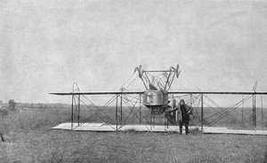 Biplan écrasé dans un champ, Première Guerre mondiale, France