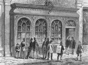 Boutique de confiserie Birch, Cornhill, City de Londres, 19e siècle