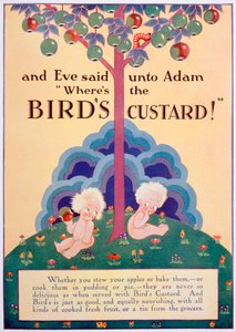 Publicité pour Birds Custard, 1928