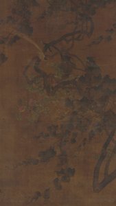Oiseaux, vignes et fleurs
