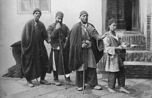 Mendiants aveugles de Téhéran, Perse, 1902