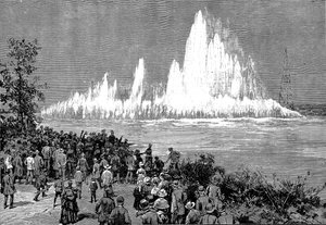 Explosion de Flood Rock, 1885