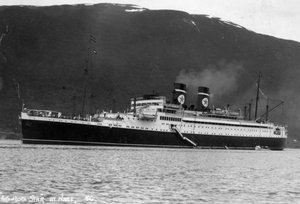 Paquebot Blue Star Line SS Arandora Star, Norvège, c1927-c1939