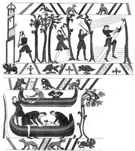Charpentiers de bateaux et de navires, fin 11e début 12e siècle 1849