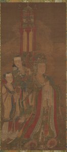 Bodhisattva et ses assistants, 14ème siècle