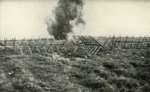 Bombardement des tranchées allemandes - Unbekannt