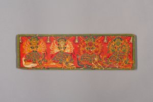 Couverture de livre avec quatre Durgas, 18ème siècle - Unbekannt