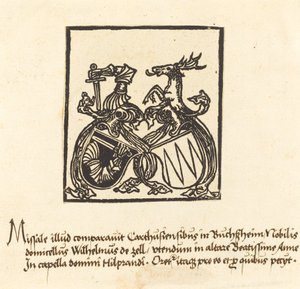 Ex-libris de Wilhelm von Zell - Unbekannt
