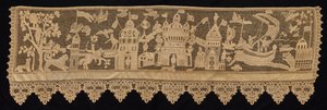 Bordure avec scène de bataille, XVIIIe siècle - Unbekannt