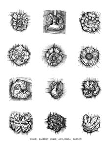 Bosses, crypte orientale, Guildhall, Londres, 1886 - Unbekannt