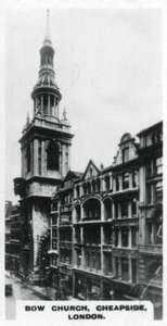 Église Bow, Cheapside, Londres, vers 1920