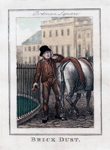 Poussière de brique, Portman Square, Londres, 1805