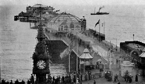 Aquarium de Brighton et Palace Pier, Brighton, East Sussex, début du 20ème siècle - Unbekannt