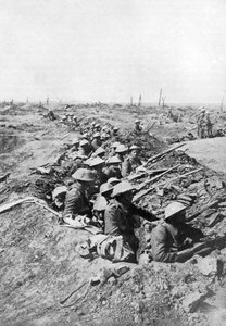 Troupes britanniques sur les hauteurs de la Somme, France, Première Guerre mondiale, 1914-1918, vers 1920