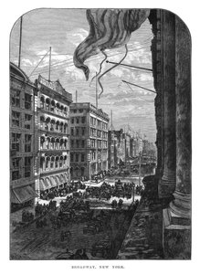 Broadway, New York, 19ème siècle