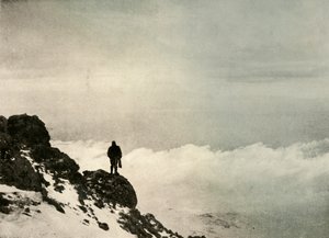 Brocklehurst regardant vers le bas depuis...le mont Erebus, 1908, 1909