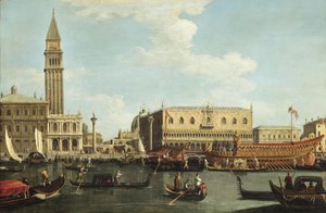 Bucintoro à la Mole à Venise le jour de la Résurrection - Unbekannt