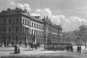 Buckingham Palace, Londres, vers 1850-1878