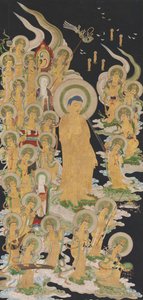 Bouddha et ses assistants