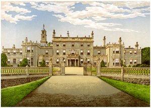 Bulwell Hall, Nottinghamshire, maison de la famille Cooper, vers 1880