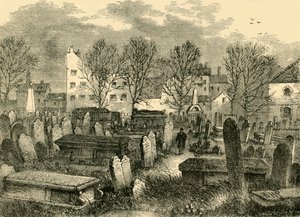 Cimetière de Bunhill Fields, vers 1872