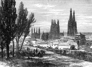 Burgos, Espagne, 19e siècle