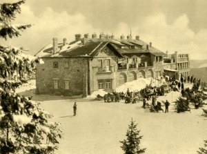 Station de téléphérique, montagnes Rax, Basse-Autriche, vers 1935
