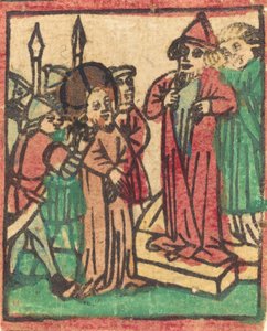 Caïphe déchirant ses vêtements, probablement 1449