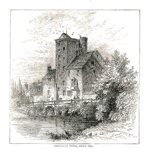 Tour de Canonbury vers 1800, 1878