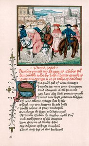 Pèlerins de Canterbury, vers 1420, XIXe siècle - Unbekannt