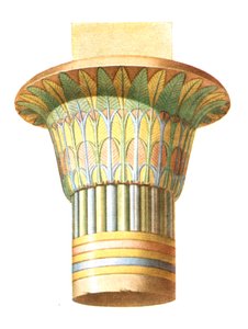 Chapiteau de Philae, Égypte, 1928