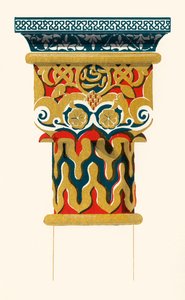 Chapiteau des colonnes, Cour des Lions, 1907