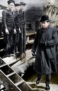 Le capitaine Scott, explorateur polaire britannique, sur le Terra Nova, vers 1900-1910 1936 - Unbekannt