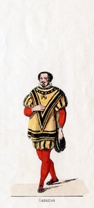 Capucius, costume pour la pièce de Shakespeare, Henry VIII, XIXe siècle - Unbekannt