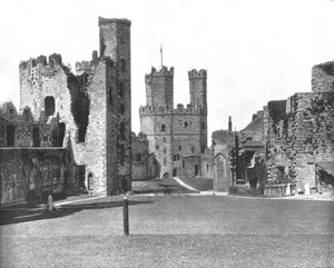 Château de Carnarvon, nord du Pays de Galles, 1894