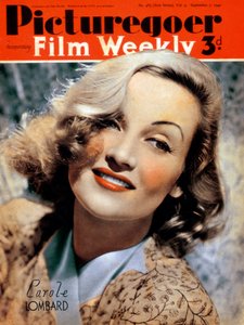 Carole Lombard 1908-1942, actrice américaine, 1940
